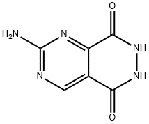 9-amino-3,4,8,10-tetrazabicyclo[4.4.0]deca-6,8,10-triene-2,5-dione 구조식 이미지