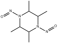 2,3,5,6-Tetramethyl-1,4-dinitrosopiperazine 구조식 이미지