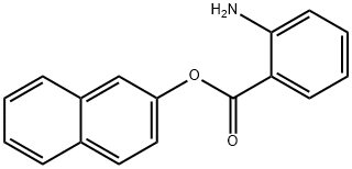 2-AMINOBENZOIC ACID NAPHTHALEN-2-YL ESTER Structure