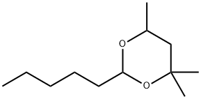 4,4,6-trimethyl-2-pentyl-1,3-dioxane Structure