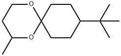 9-(1,1-dimethylethyl)-2-methyl-1,5-dioxaspiro[5.5]undecane 구조식 이미지