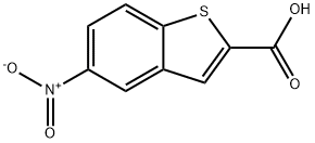 5-NITRO-1-BENZOTHIOPHENE-2-CARBOXYLIC ACID Structure