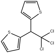 2,2'-(2,2,2-trichloroethylidene)dithiophene  구조식 이미지