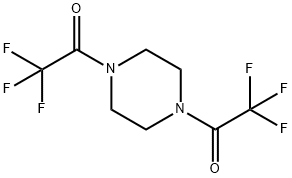 2,2,2-trifluoro-1-[4-(2,2,2-trifluoroacetyl)piperazin-1-yl]ethanone 구조식 이미지
