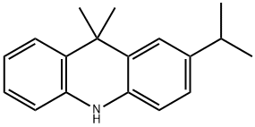 9,10-dihydro-9,9-dimethyl-2-(1-methylethyl)acridine 구조식 이미지