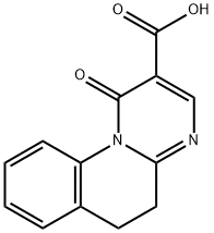 5,6-Dihydro-1-oxo-1H-pyrimido[1,2-a]quinoline-2-carboxylic acid 구조식 이미지