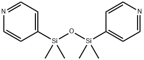 Pyridine, 4,4-(1,1,3,3-tetramethyl-1,3-disiloxanediyl)bis- (9CI) Structure