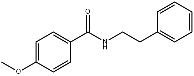 BenzaMide, 4-Methoxy-N-(2-phenylethyl)- 구조식 이미지