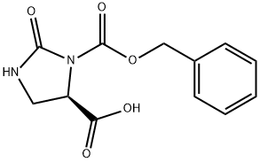 (R)-3-CBZ-2-OXO-IMIDAZOLIDINE-4-카르복실산 구조식 이미지