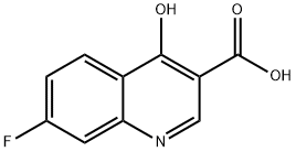 3-Quinolinecarboxylicacid,7-fluoro-4-hydroxy-(9CI) Structure