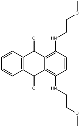 1,4-bis[(2-methoxyethyl)amino]anthraquinone Structure
