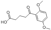 5-(2,5-DIMETHOXYPHENYL)-5-OXOVALERIC ACID Structure
