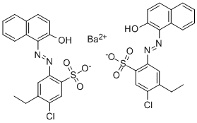 sodium 5-chloro-4-ethyl-2-[(2-hydroxy-1-naphthyl)azo]benzenesulphonate 구조식 이미지