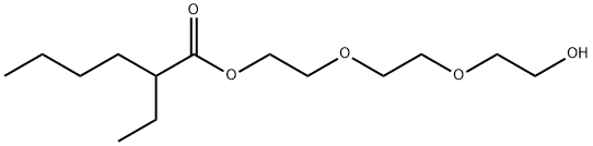 2-[2-(2-hydroxyethoxy)ethoxy]ethyl 2-ethylhexanoate 구조식 이미지