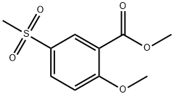 Methyl 2-methoxy-5-methylsulfonylbenzoate Structure