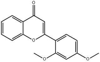 2',4'-DIMETHOXYFLAVONE 구조식 이미지