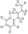 N-BUTYLBENZENE-D14 구조식 이미지