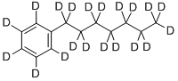 N-HEPTYLBENZENE-D20 Structure