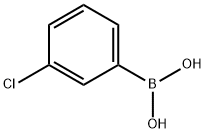 3-Chlorophenylboronic acid 구조식 이미지