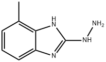2H-Benzimidazol-2-one,1,3-dihydro-4-methyl-,hydrazone(9CI) Structure