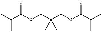 2,2-dimethylpropane-1,3-diyl bisisobutyrate Structure