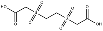 2-[2-(카르복시메틸술포닐)에틸술포닐]아세트산 구조식 이미지