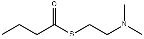 S-[2-(디메틸아미노)에틸]부탄티오에이트 구조식 이미지