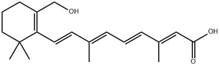 18-Hydroxy-all-trans-retinoic acid 구조식 이미지