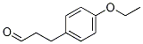 Benzenepropanal, 4-ethoxy- Structure