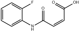 (2Z)-4-[(2-FLUOROPHENYL)AMINO]-4-OXOBUT-2-ENOIC ACID 구조식 이미지