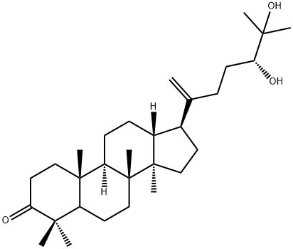 24,25-Dihydroxydammar-20-en-3-one Structure