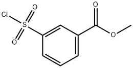 methyl 3-chlorosulfonylbenzoate 구조식 이미지