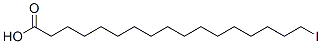 17-iodoheptadecanoic acid Structure