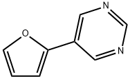 Pyrimidine, 5-(2-furanyl)- (9CI) Structure