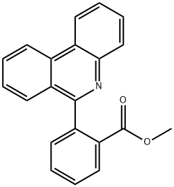 2-(Phenanthridin-6-yl)benzoic acid methyl ester 구조식 이미지