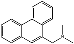 N,N-dimethyl-1-phenanthren-9-yl-methanamine 구조식 이미지