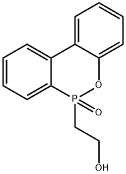 9,10-Dihydro-9-oxa-10-phosphaphenanthrene-10-ethanol 10-oxide 구조식 이미지