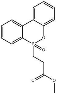 9,10-디하이드로-9-옥사-10-포스파페난트렌-10-프로판산메틸에스테르10-옥사이드 구조식 이미지