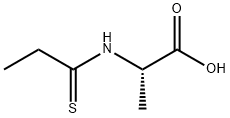 L-알라닌,N-(1-티오옥소프로필)-(9CI) 구조식 이미지