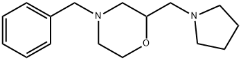 4-BENZYL-2-((PYRROLIDIN-1-YL)METHYL)모르폴린 구조식 이미지