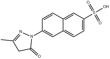 6-(4-hydroxy-3-methyl-1H-pyrazol-1-yl)naphthalene-2-sulfonic acid Structure