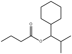 1-cyclohexyl-2-methylpropyl butyrate 구조식 이미지