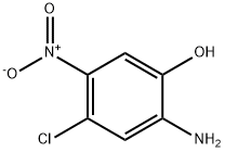 2-Amino-4-chloro-5-nitrophenol 구조식 이미지