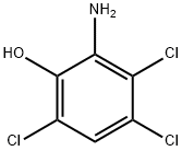 2-amino-3,4,6-trichlorophenol 구조식 이미지