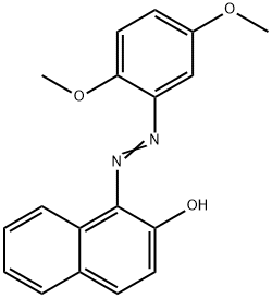 1-[(2,5-디메톡시페닐)아조)]-2-나프날레놀 구조식 이미지