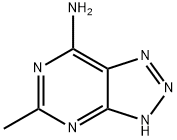 1H-1,2,3-Triazolo[4,5-d]pyrimidin-7-amine, 5-methyl- (9CI) 구조식 이미지