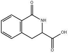 1-oxo-1,2,3,4-tetrahydro-3-isoquinolinecarboxylic acid(SALTDATA: FREE) Structure