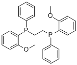 1,2-BIS[(2-METHOXYPHENYL)PHENYLPHOSPHINO]ETHANE Structure