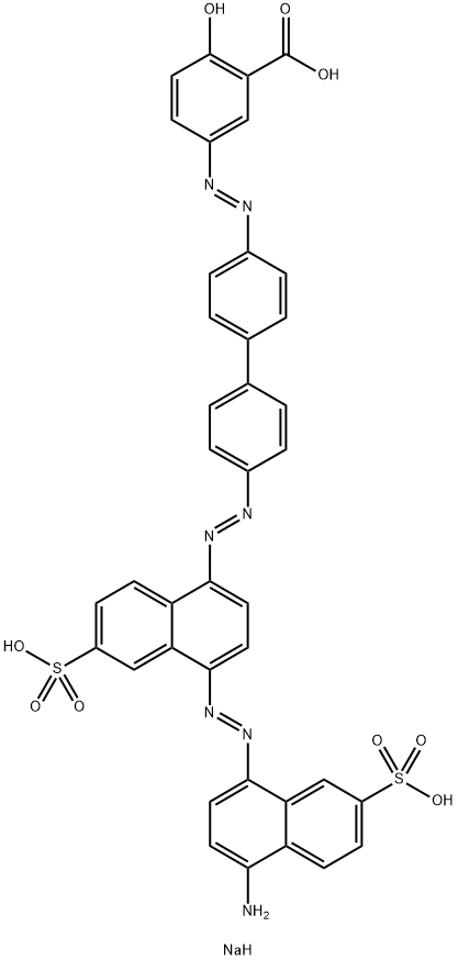 6360-29-8 trisodium 5-[[4'-[[4-[(4-amino-7-sulphonato-1-naphthyl)azo]-6-sulphonato-1-naphthyl]azo][1,1'-biphenyl]-4-yl]azo]salicylate