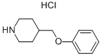 4-(phenoxymethyl)piperidinium chloride  Structure